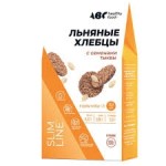 Хлебцы льняные, ABC healthy food (АВС Хэлси Фуд) 100 г с семенами тыквы