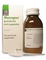 Макропен, гран. д/сусп. д/приема внутрь 175 мг/5 мл 20 г №1