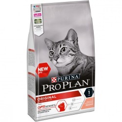 Сухой корм, Proplan (Проплан) 3 кг для взрослых кошек с лососем и рисом