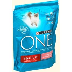 Сухой корм, Purina One (Пурина Ван) 750 г для стерилизованных кошек и кастрированных котов лосось тунец и пшеница