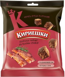 Сухарики, Кириешки 40 г ржаные бекон