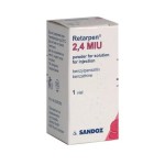 Ретарпен, порошок для приготовления суспензии для внутримышечного введения пролонгированного действия 2.4 млн.МЕ 1 шт флаконы