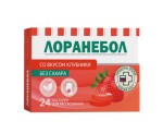 Лоранебол, пастилки для рассасывания 2.5 г 24 шт со вкусом клубники