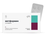 Метформин солофарм, таблетки с пролонгированным высвобождением 1000 мг 30 шт