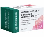Инозит + Фолиевая кислота, капсулы 520 мг 60 шт